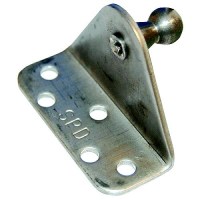 Zinc Plated Gas Lift Hardware, Angled Bracket, Pair - 1881 - 32-1881F1