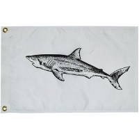 Taylor Fisherman'S Mako Shark Catch Flag 12