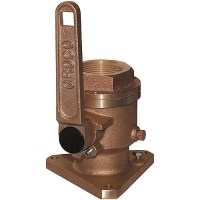 Groco Bv Bronze Full-Flow Flanged Ball-Type Seacock - Bv-1000 - 34-Bv1000F1
