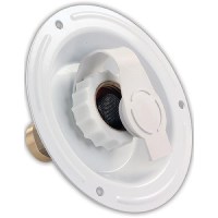 City Water Dish Metal Wht Fpt Bell Rvc - 62115 - 342-62115F1