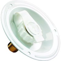 Jr Products 62125 Rv City Water Dish With White Metal Finish - 62125 - 342-62125F1