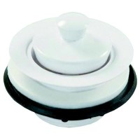 Jr Products Strainer W/Pop-Stop Stopper, White - 95095 - 342-95095F1