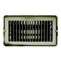 Rv Designer H871 Metal Floor Register, Dampered, Tan - H871 - 350-H871F1