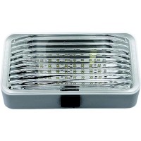 Led Light Std Porch Wht .097A On/Off Switch, 6 X3.5 X2.25 2-Wire - L870 - 350-L870F1