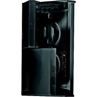 Rv Designer S907 Black Weatherproof Dual Rv Outlet Receptable & Snap Cover Plate - S907 - 350-S907F1