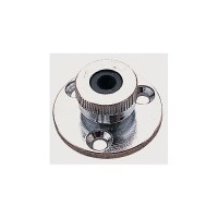 Chrome Brass Cable Outlet, 1/4