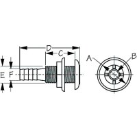 Thru Hull-1-1/2 - 520790 - 354-520790F1