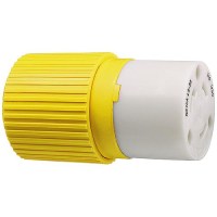 Hubbell Hbl305Crc Yellow 30A 125V Connector Body - Hbl305Crc - 36-Hbl305Crcf1