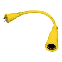 Hubbell Hbl61Cm56 Yellow Twist Lock Female To Twist Lock Male Adapter - Hbl61Cm56 - 36-Hbl61Cm56F1