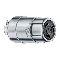 Hubbell Nickel Plated Brass Heat Resistant 50A Connector Body - Hbl63Cm60 - 36-Hbl63Cm60F1