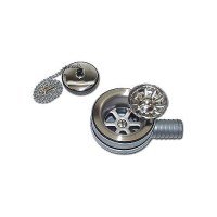 Scandvik 10308 Sink Drain With Basket And Stopper Fits 2-1/16