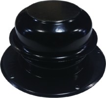 Heng'S 10004C Metal Plumbing Vent, Black - 10004-C - 634-10004Cf1