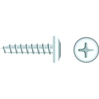 Seachoice 01813 Chrome Plated Ss Phillips Tapping Screw - Pan Head, #8 X 5/8
