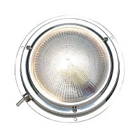Seachoice Polished Stainless Steel Bright White Dome Light - 6631 - 50-06631F1