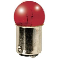 Red Bulb Dc Bayonet Base 12V - 10W - 9871 - 50-09871F1
