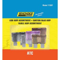 Seachoice Low Amp Atc Glass Fuse Assortment, 5Ea - Sc11387 - 50-11387F1