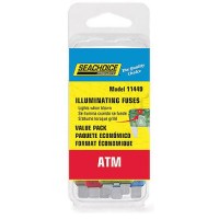Seachoice Atm Illuminating Fuses Value Pack, Contains 25 Assorted Atm Illuminating Fuses - Sc11449 - 50-11449F1