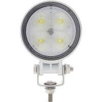 Seachoice 53004 Led Flood Beam Round Work Light, 12/24V, White Housing, 4 Leds - Tll30Fwsch - 50-53004F1