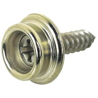 Seachoice Stainless Steel Button Stud With Tapping Screw#8 X 5/8
