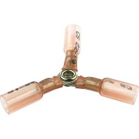 Seachoice 60323 Clear Seal 22-18 Ga. 3-Way Splice, Red, 3/Bag - 50-60323 - 50-60323F1