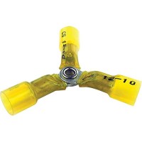 Seachoice 60326 Clear Seal 12-10 Ga. 3-Way Splice, Yellow, 3/Bag - 50-60326 - 50-60326F1