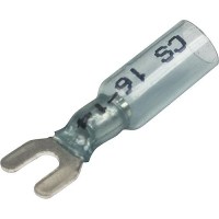 Seachoice 64036 3-To-1 Heat Shrink Spade Terminal - 16-14 Ga., #6 Stud, 25/Bag - 64036 - 50-64036F1