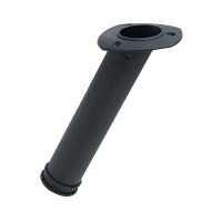 Seachoice 30 Degree Plastic Rod Holder With Etched Finish On Flange - Black - 50-89271 - 50-89271F1
