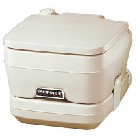 Dometic 2.5 Gallon Sanipottie 964Msd Portable Toilet With Mounting Brackets And 1.5