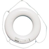 Jim-Buoy Closed Cell Foam U.S.C.G. Approved Life Ring With Rope Molded Into Core - Gw-X-20 - 58-Gwx20F1