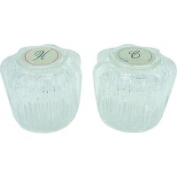 Dura Faucet Dfrka Faucet Knobs, Crystal Acrylic, 1 Pr. - Df-Rka - 621-Dfrkaf1