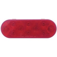 6In Oval Red - Stop/Tail/Turn Bell Rv Replaces P/N 681-52434 - Dg52434Vp - 681-Dg52434Vpf1