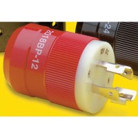 Marinco 4-Wire 12/24V Locking Charging/Trolling System Charger Plug (Male) - 2018Bp-12 - 69-2018Bp12F1