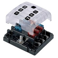 Marinco Atc 6-Way Fuse Holder With Cover And Link - Atc-6Wqc - 969-Atc6Wqcf1