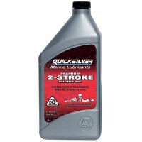 Quicksilver 92-858020Qc1 Preimum Tcw3 2-Cycle Outboard Oil @12, 500Ml/Pt - 858020Qc1 - 710-92-858020Qc1F1