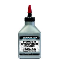 Quicksilver Synthetic Power Steering Fluid, 8 Oz. - 858076Q01 - 710-92-858076Q01F1