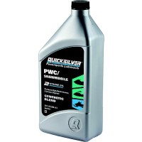 Quicksilver 92-8M0166406 2-Stroke Pwc/Snowmobile Oil, Qt. - 8M0166406 - 710-92-8M0166406F1