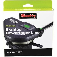 Scotty 2700K 200 Lb. Premium Power Braid Downrigger Line, 200' Green, 6/Case - 2700K - 736-2700Kf1