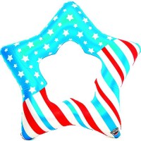 Big Mouth Bmpf0155 Vinyl Pool Float, Patriotic Star - Bmpf-0155 - 741-Bmpf0155F1