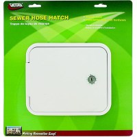 Valterra Thumb Lock Rv Sewer Hose Hatch & Includes Installation Tape & Hardware - D04-0471Vp - 800-D040471Vpf1