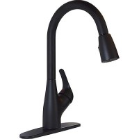 Valterra Phoenix Pf231761 Single Handle Pull Down Hybrid Kitchen Faucet, Matte Black - Pf231761 - 800-Pf231761F1