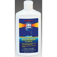 One Step Fiberglass Restorer & Wax, Liquid, 12 Oz. - 413 - 829-413F1