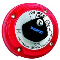 Perko Locking Main Battery Switch, On/Off - 9602Dp - 9-9602Dpf1
