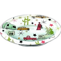 Jr Products Camp Casual Cc007Rb Eco-Friendly Paper Bowls, Road Trip - Cc-007Rb - 342-Cc007Rbf1
