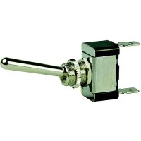 Bep 1002013 Chrome Plated Toggle Switch, Off-On, Spst, 1/4