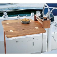 Whitecap Teak Folding Cockpit Table - 61392C - 299-61392Cf1