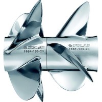 Solas 165113828 Dual Propeller For Mercruiser Bravo Three®, Stainless Steel, Rear - 1651-138-28 - 496-165113828F1