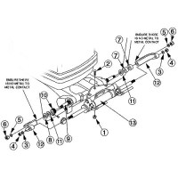 Dometic Hc5345-3 Front Mount Outboard Cylinder - Hc5345-3 - 1-Hc53453F1