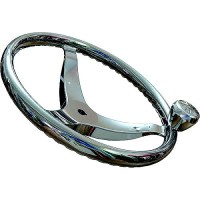 Lewmar 89700822 Swr Stainless Steering Wheel, 13.5