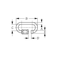 Quick Link-Galvanized, 3/8