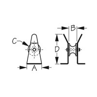 Seadog 328051 Platform Bow Roller | 1